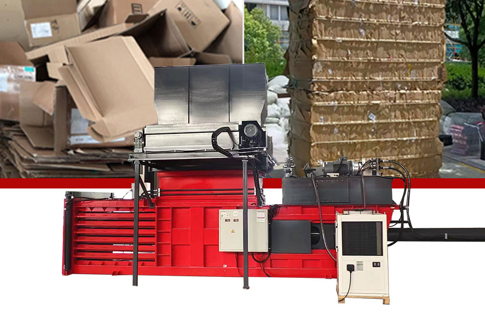 ENERPAT Horizontal Cardboard Baler for Sale