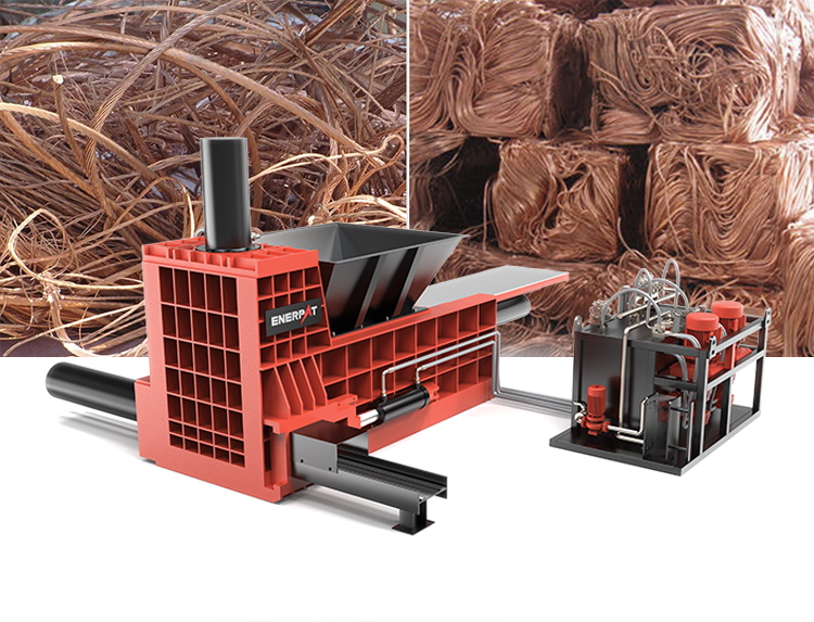 Three-Way Compression Copper Scrap Baler (AMB-TH Series)