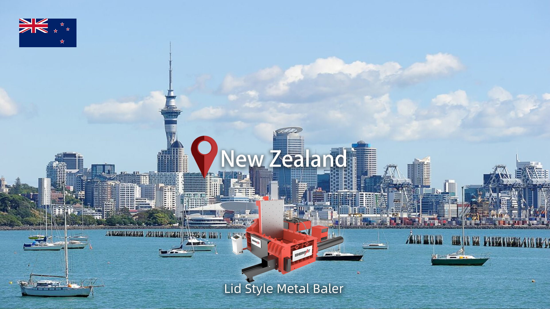 New Zealand: ENERPAT Non Ferrous Metal Baler Installed
