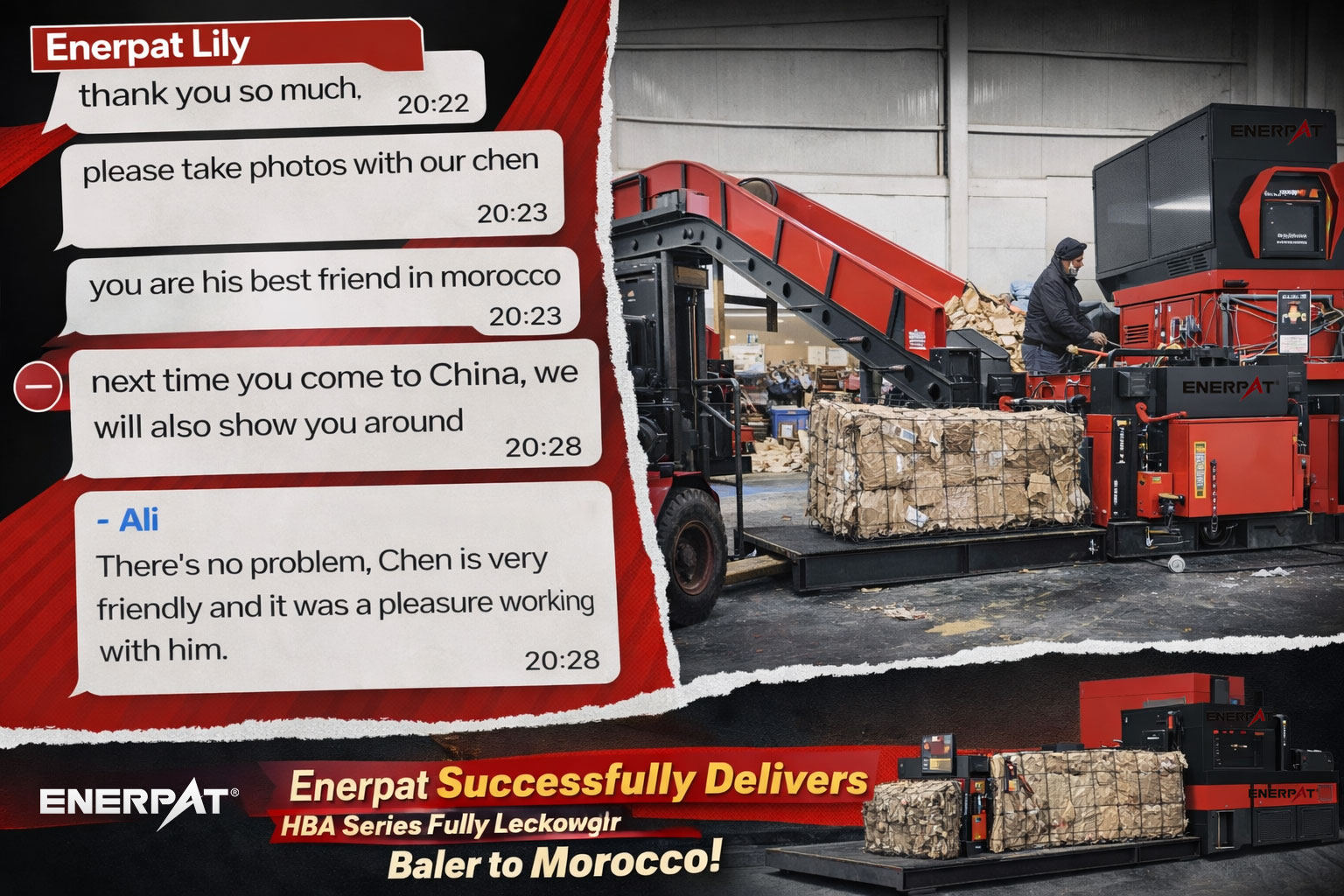 horizontal cardboard baler for sale