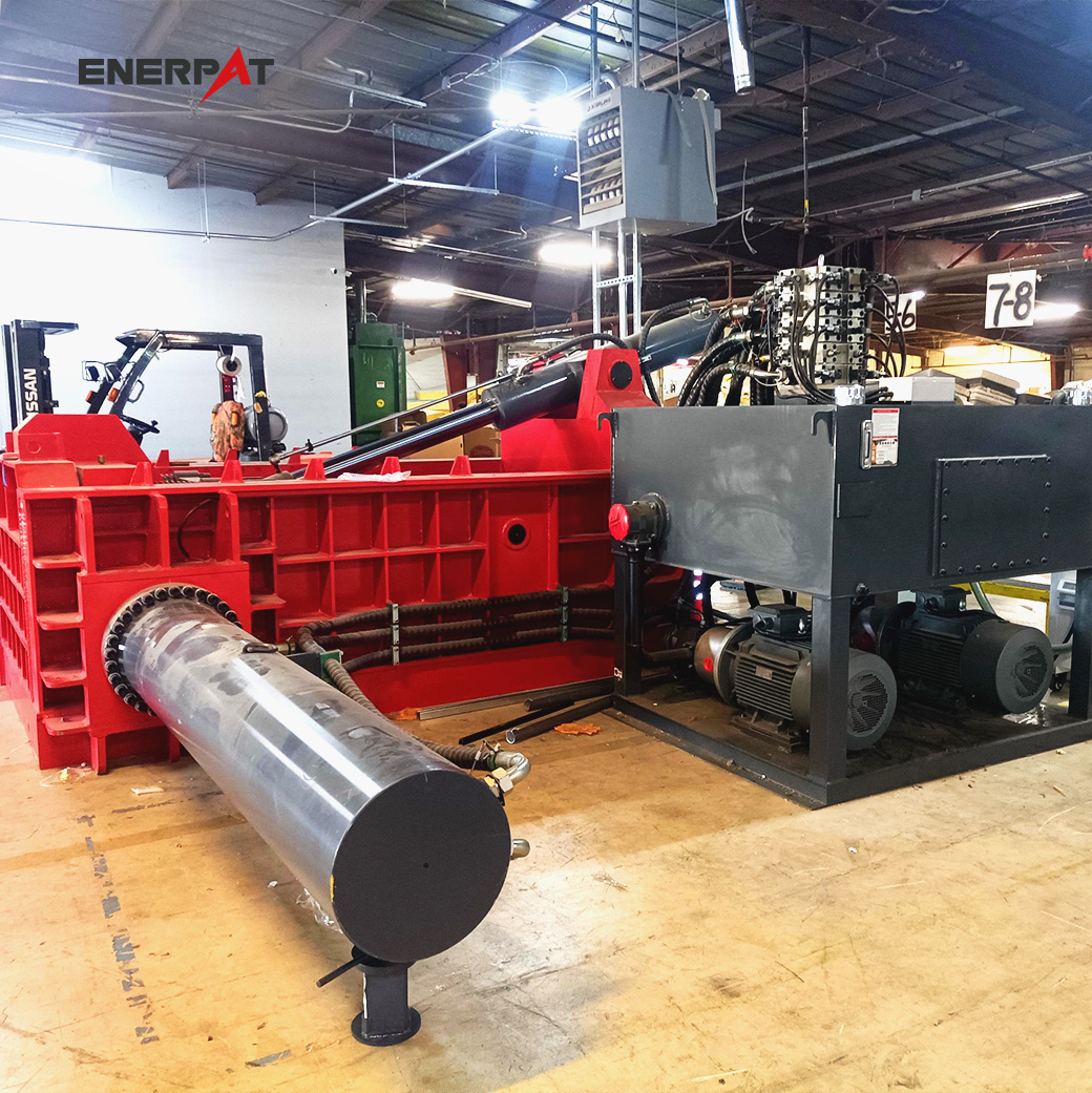  AMB-L2014-250 Mattress Spring Baler Press Machine Installed