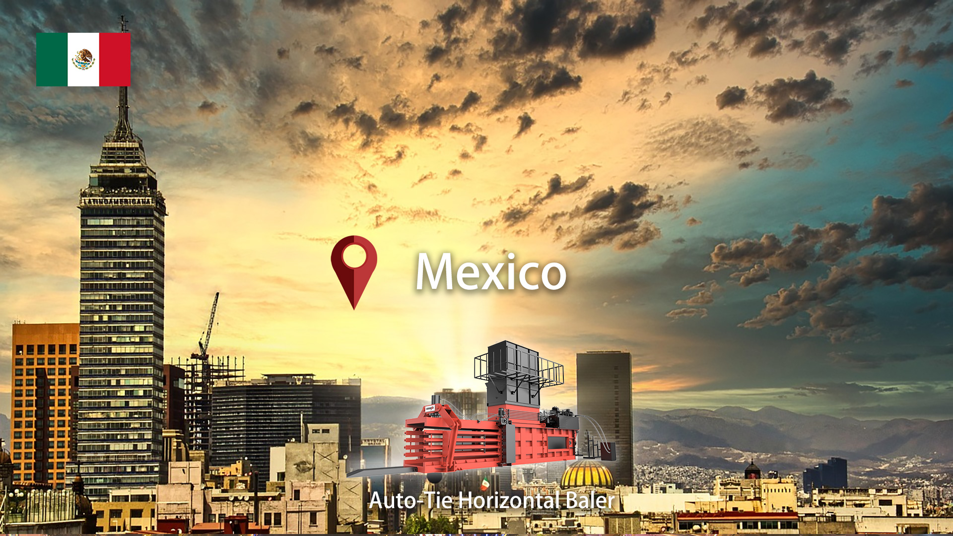 Mexico: ENERPAT Horizontal Cardboard Box Compactor Installed