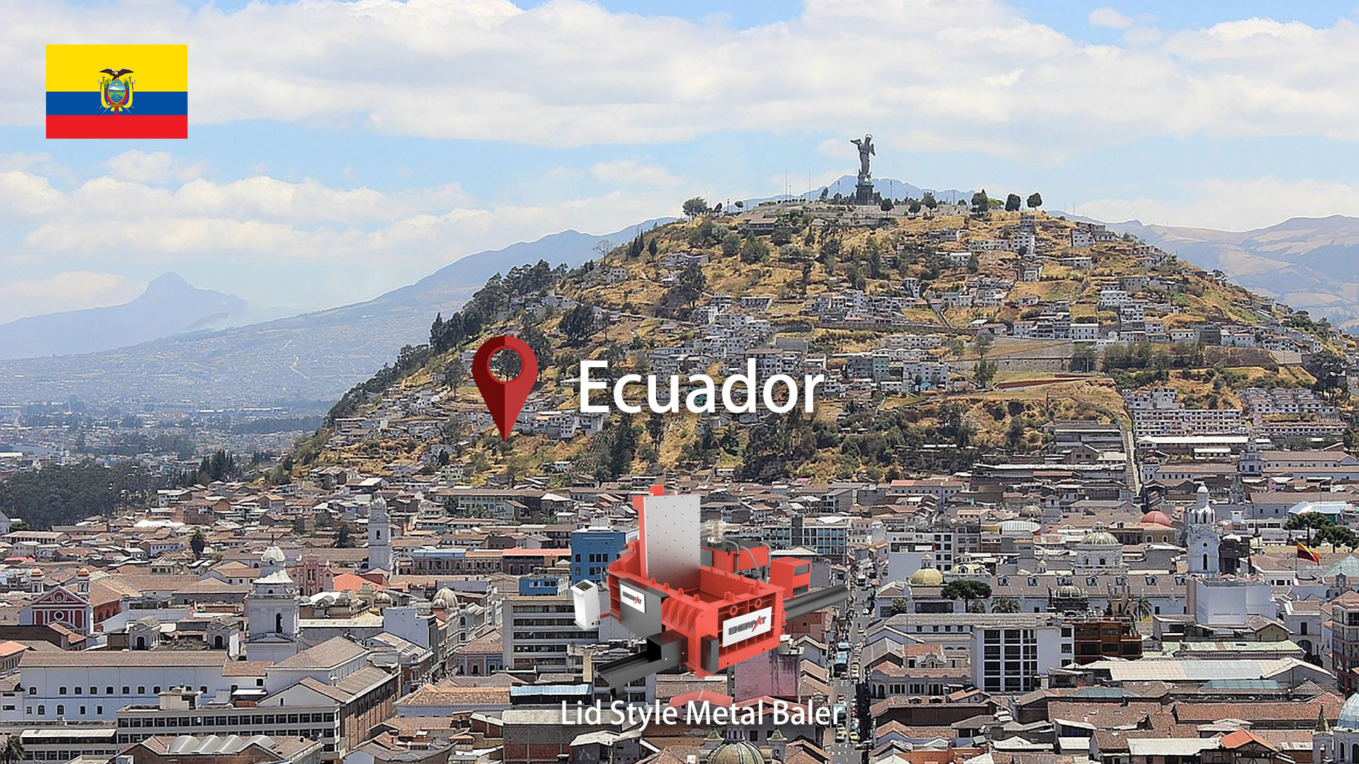 Ecuador: ENERPAT Metal Bailer for Iron Scrap Installed