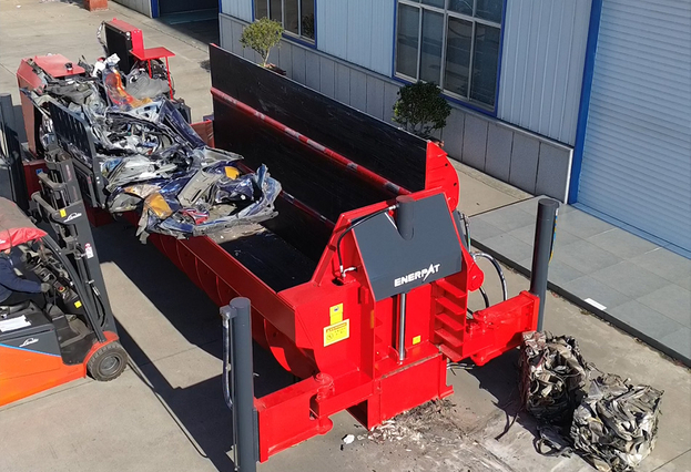 Mobile Scrap Car Baler Manufacturer 
