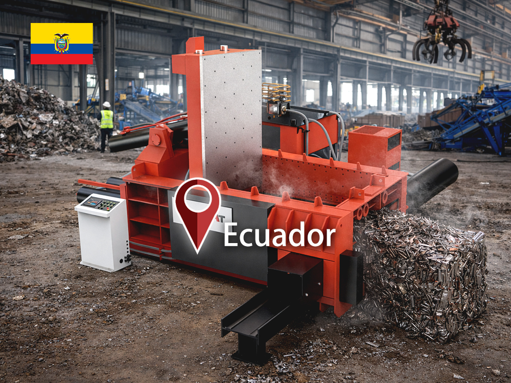 Ecuador: ENERPAT Metal Bailer for Iron Scrap Installed