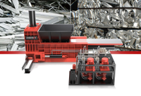 ENERPAT Scrap Compactor Extrusion Baler for Aluminum Extrusions