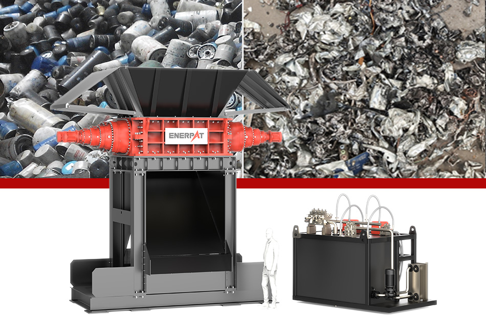 Scrap Metal Shredder (Two Shaft)