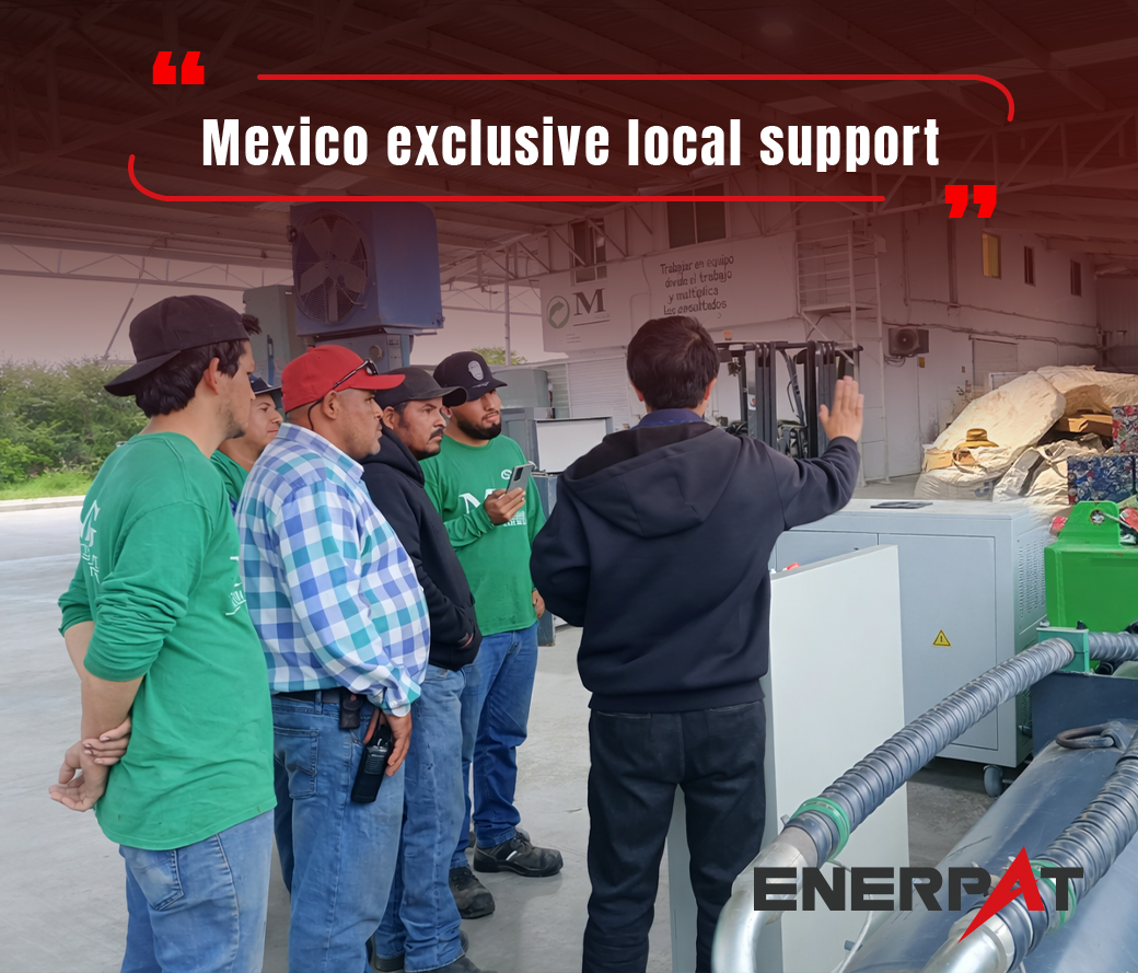 ENERPAT hydraulic scrap baler