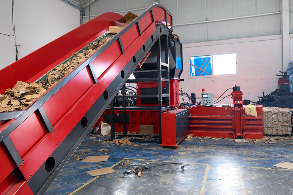 horizontal cardboard baler for sale