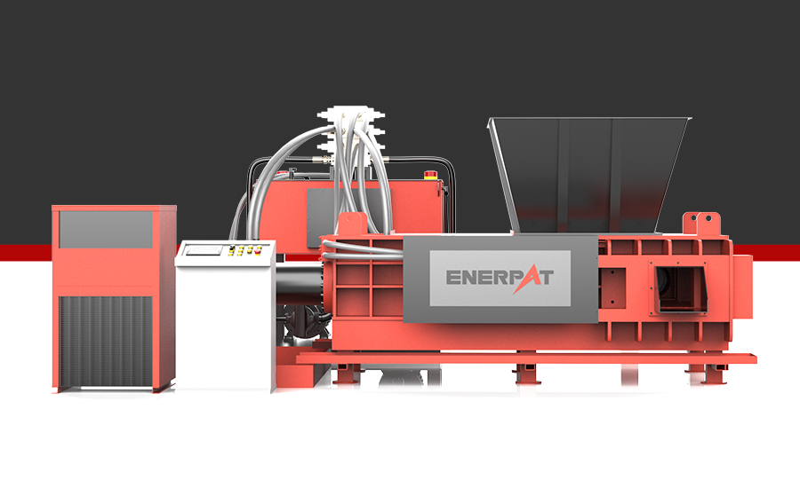 Hopper Style Metal Recycling Baler