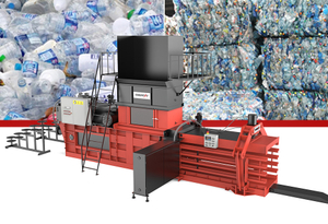 HBA-120-110125 Horizontal Baler Machine for Baling Waste Plastics, Paper, Cardboard & Textiles