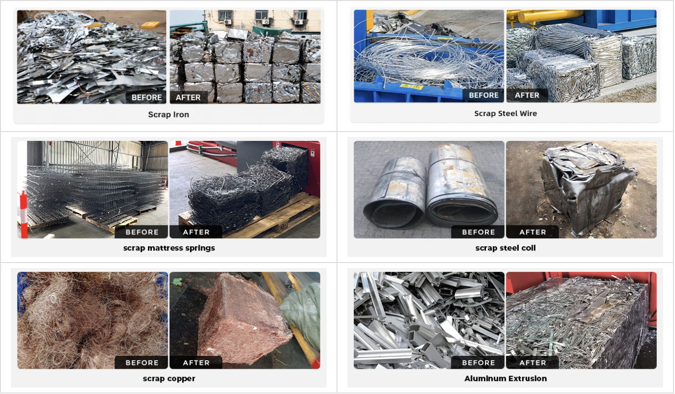 metal baler machine performance