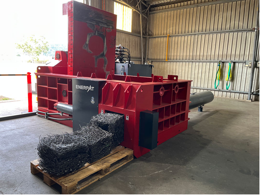 a scrap metal baler work scenario.png