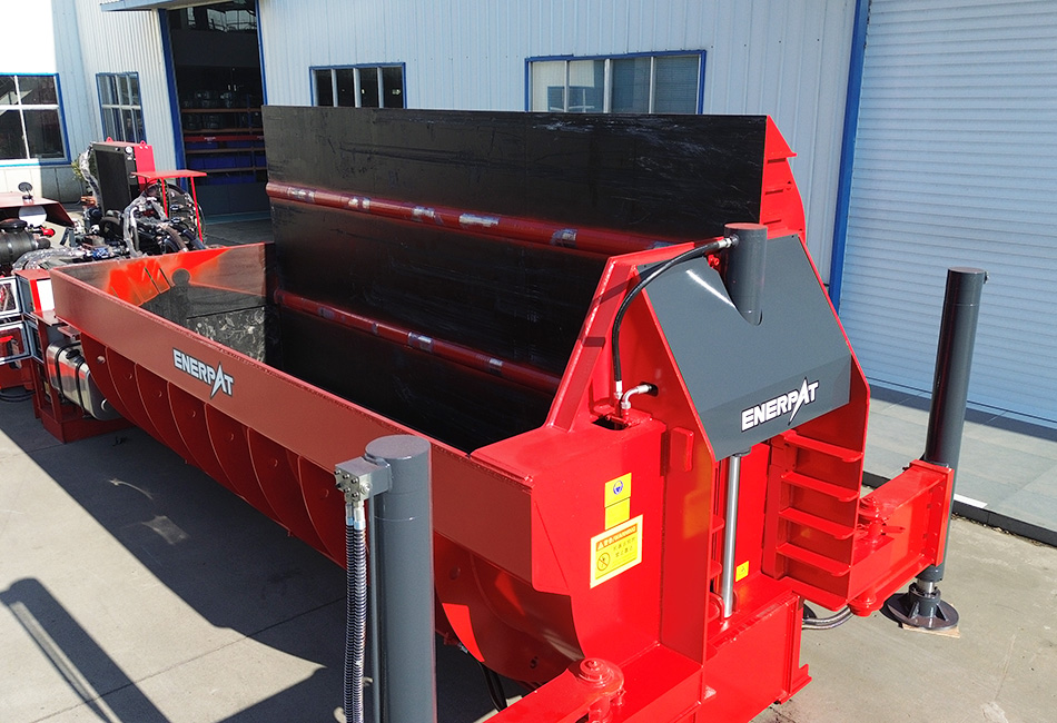 Scrap metal baling process in auto recycling yard