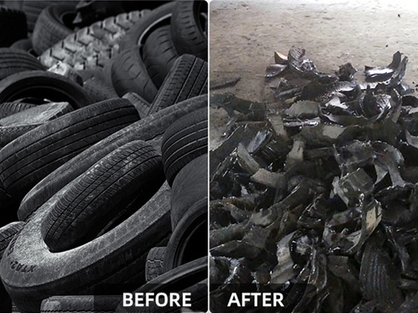Turn Waste Tyres into Tyre Chips