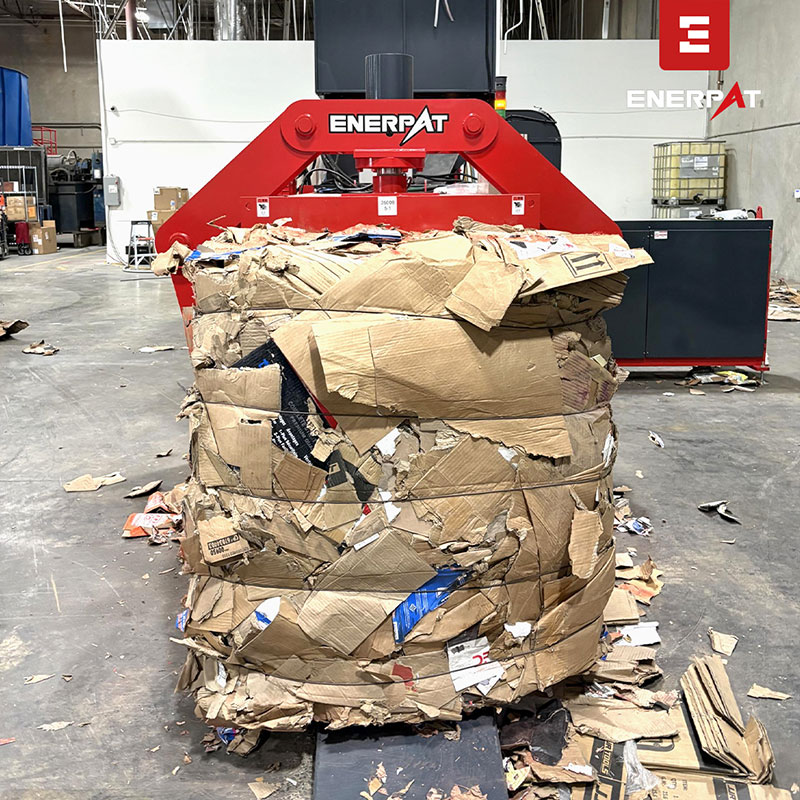 cardboard crusher baler
